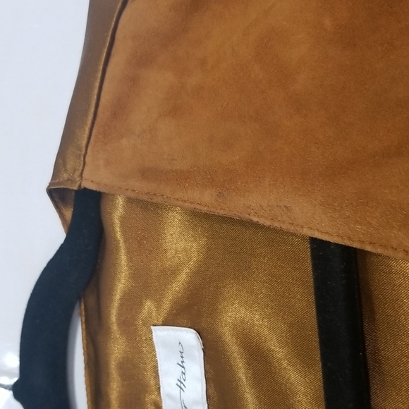 PETER HAHN Rare Genuine Smooth Kidskin Suede Leather Vest - Picture 10 of 10